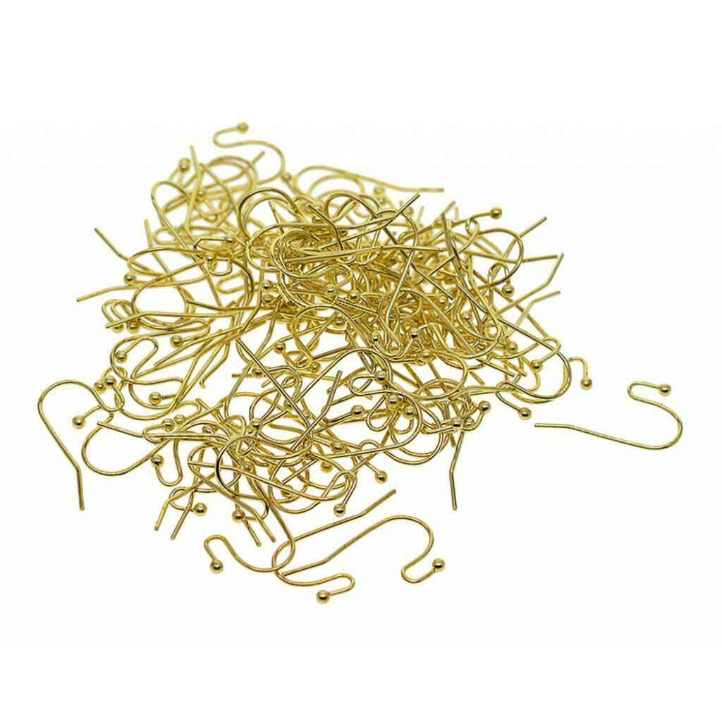 100 Pieces Earrings French Hook Ear Fish Hook Earring Jewelry Making Craft