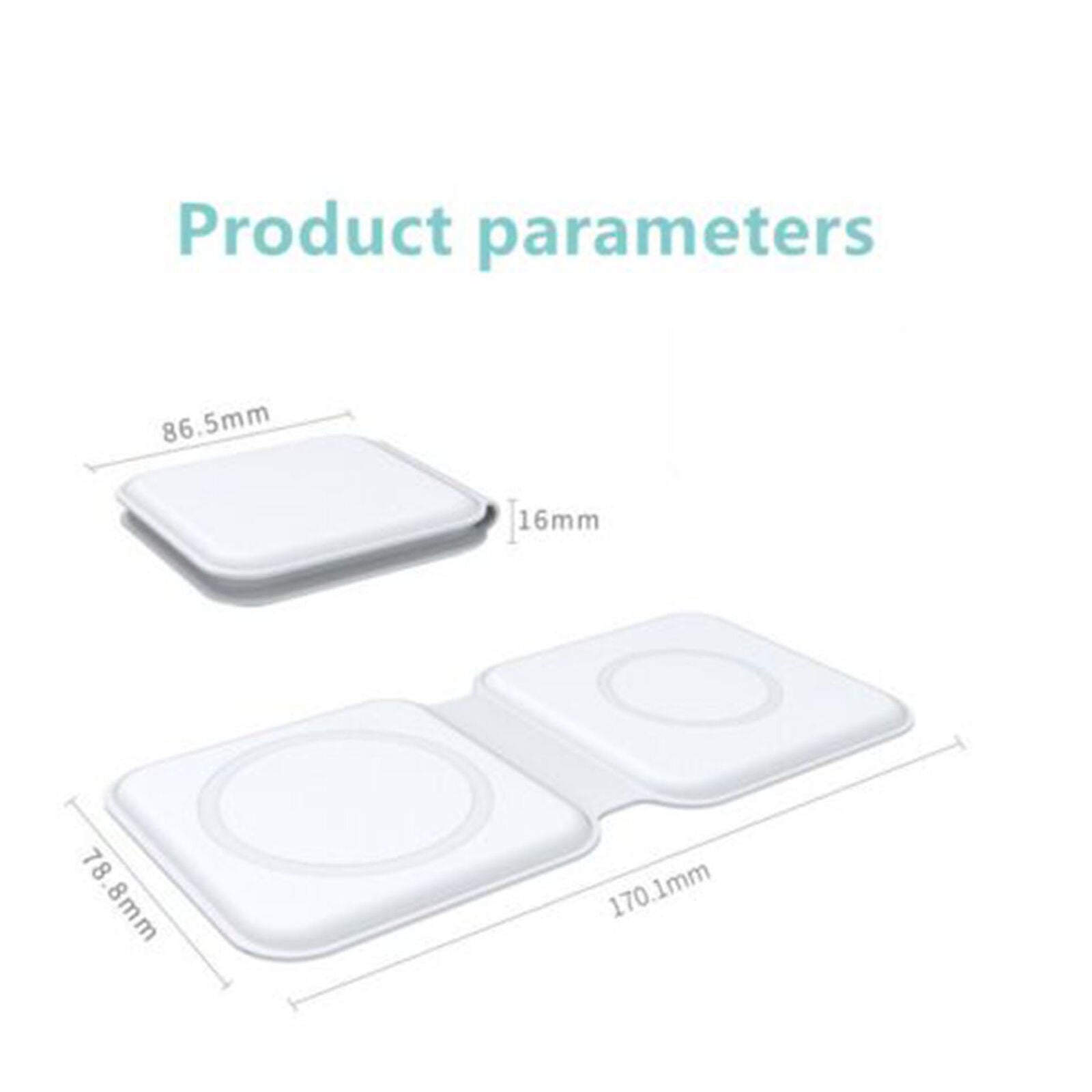 Duo Charger For iPhone12 Pro|12 Pro Max/iwatch/Magnetic Wireless charger