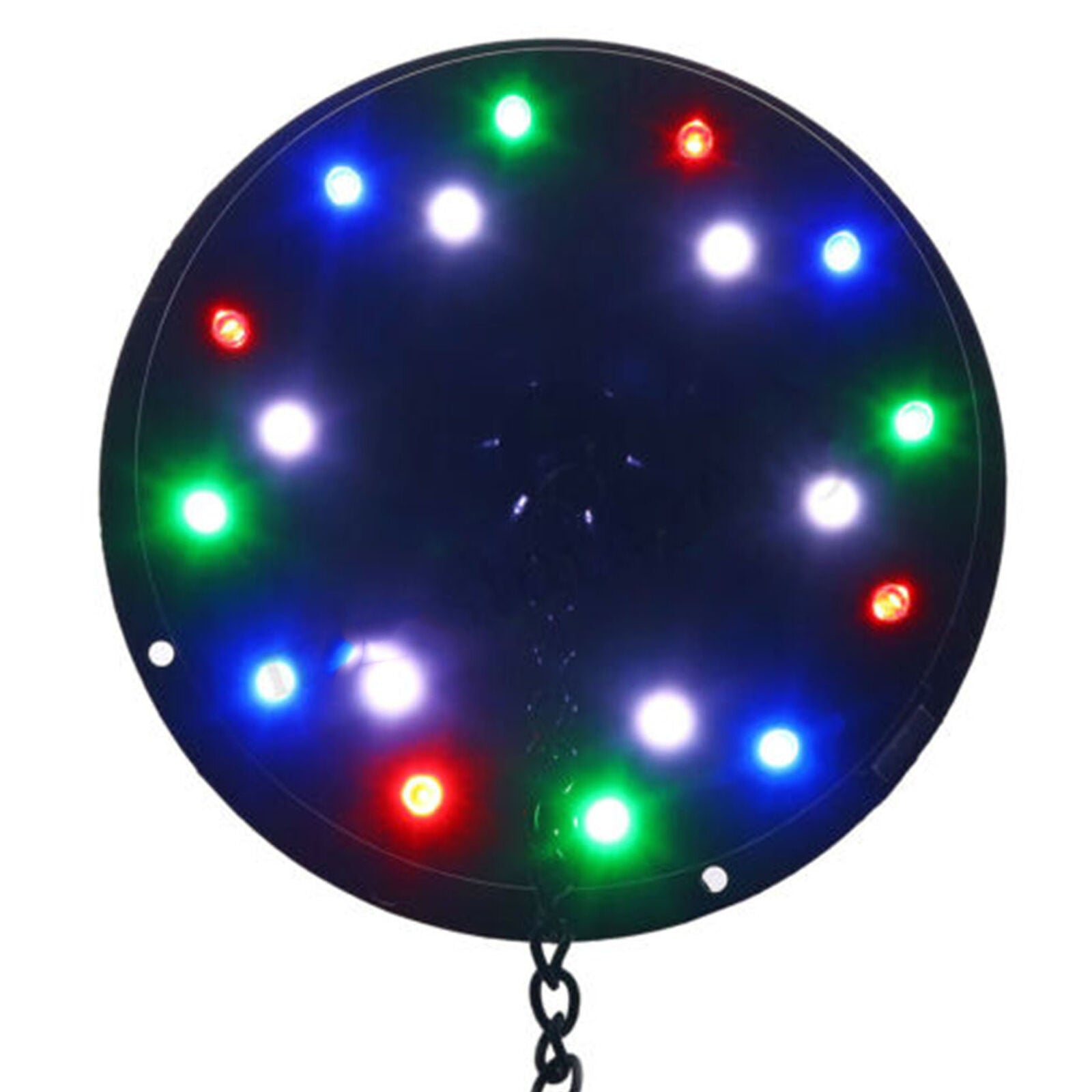 6RPM RGB Light Rotating Motor 18 LED For Mirror Disco Ball 6" 8" 12" DJ Party