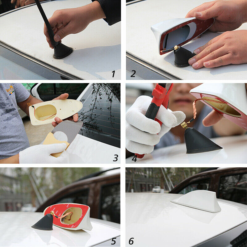 For All Cars Antenna Car Styling Upgraded Car Radio Shark Fin FM Signal Design