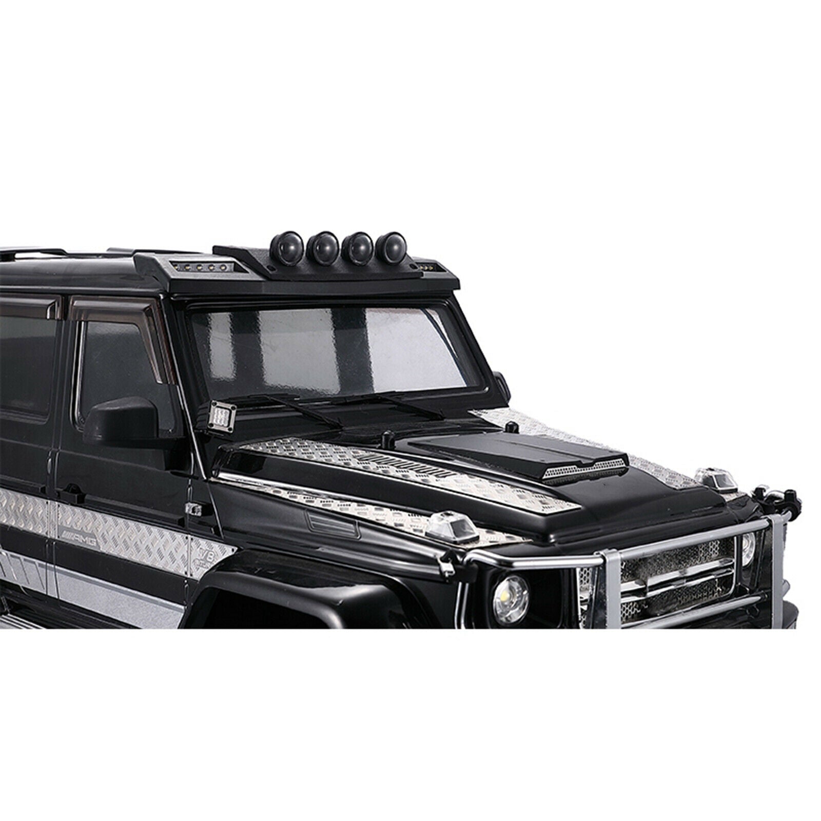 RC LED Roof Light Headlight Fit for TRX4 TRX6 G63 G500 1:10 RC Crawler Car