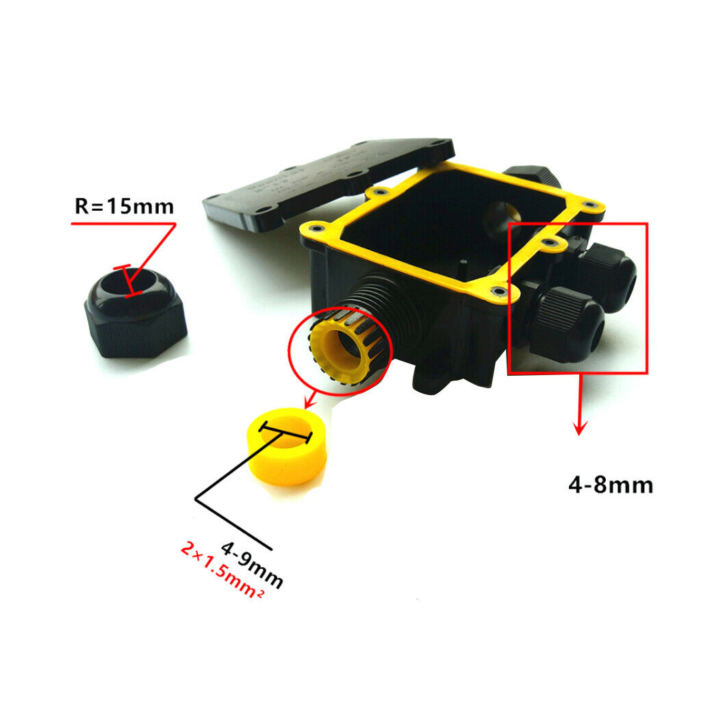 Junction Box Electrical Terminal Connection Enclosure Waterproof IP68