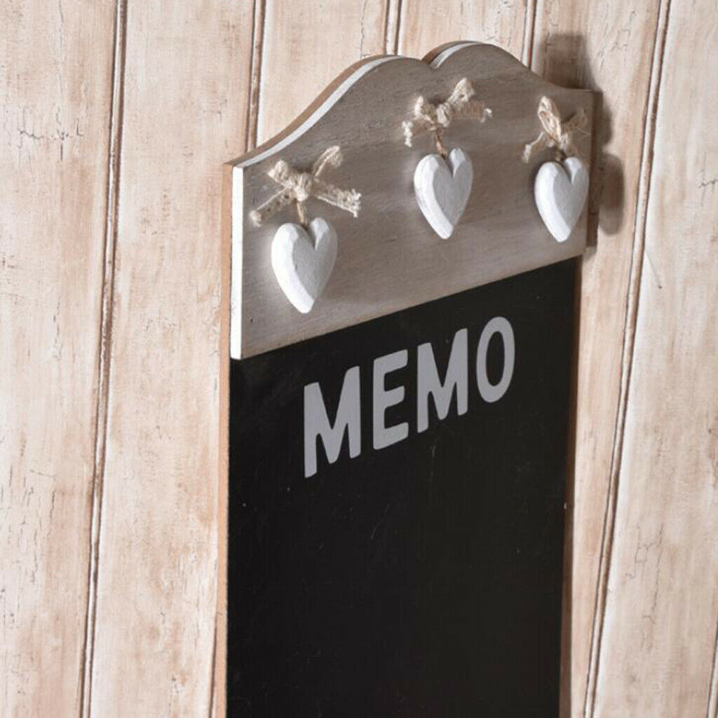 Mini Wooden Small Hanging Blackboard Message Table Number Chalkboard Sign Garden