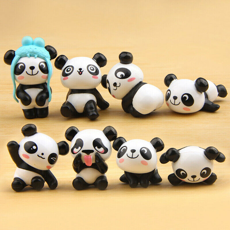 8pcs/lot Cute Panda Wedding Decoration DIY Party Home Room Table Garden D.l8