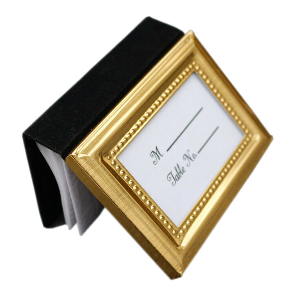Photo Picture Frame Golden Portrait Display DIY Frame Home Wedding Decor