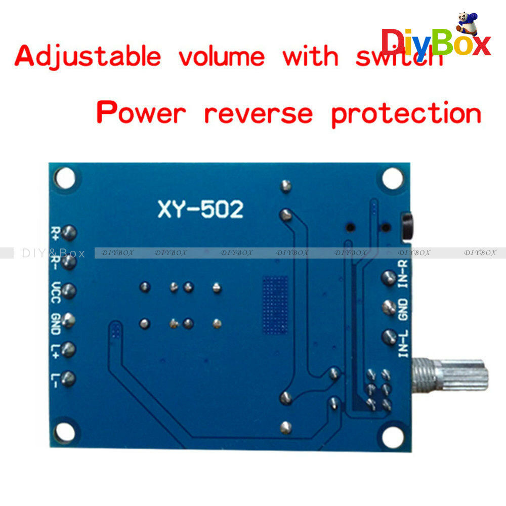 50Wx2 TPA3116 D2 Dual Channel DC4.5-27V Digital Power Amplifier Board Stereo