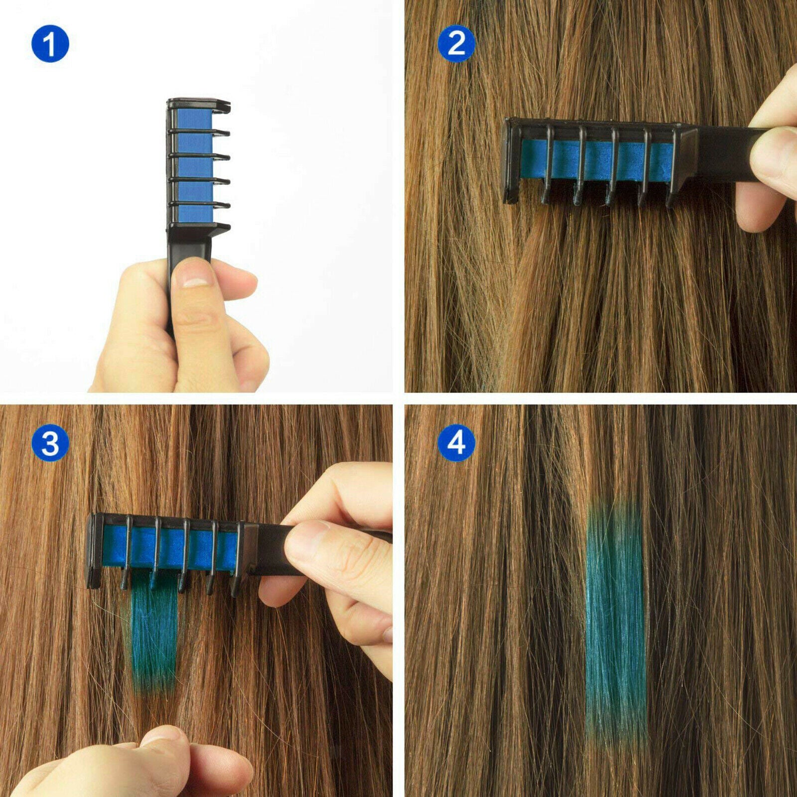 Disposable Mini Hair Dye Color Comb Hair Dye Chalk Products Personal Use