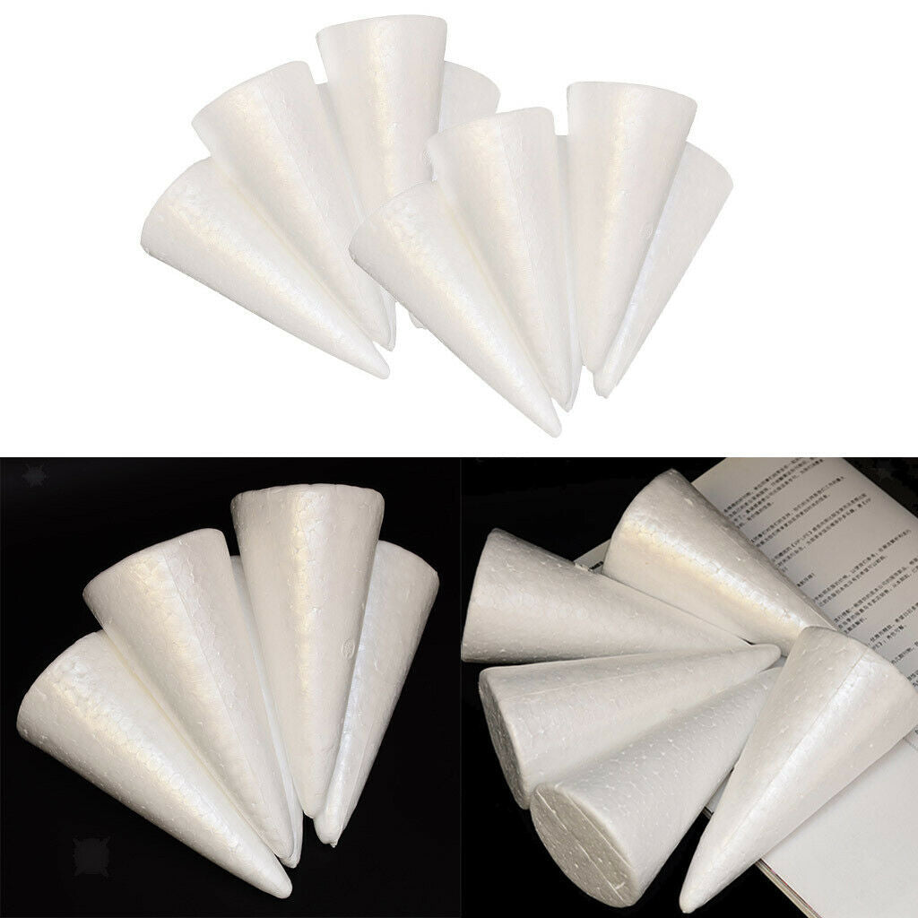 30x DIY Christmas Tree Styrofoam Foam for Kids Craft DIY Handmade Toys 150mm