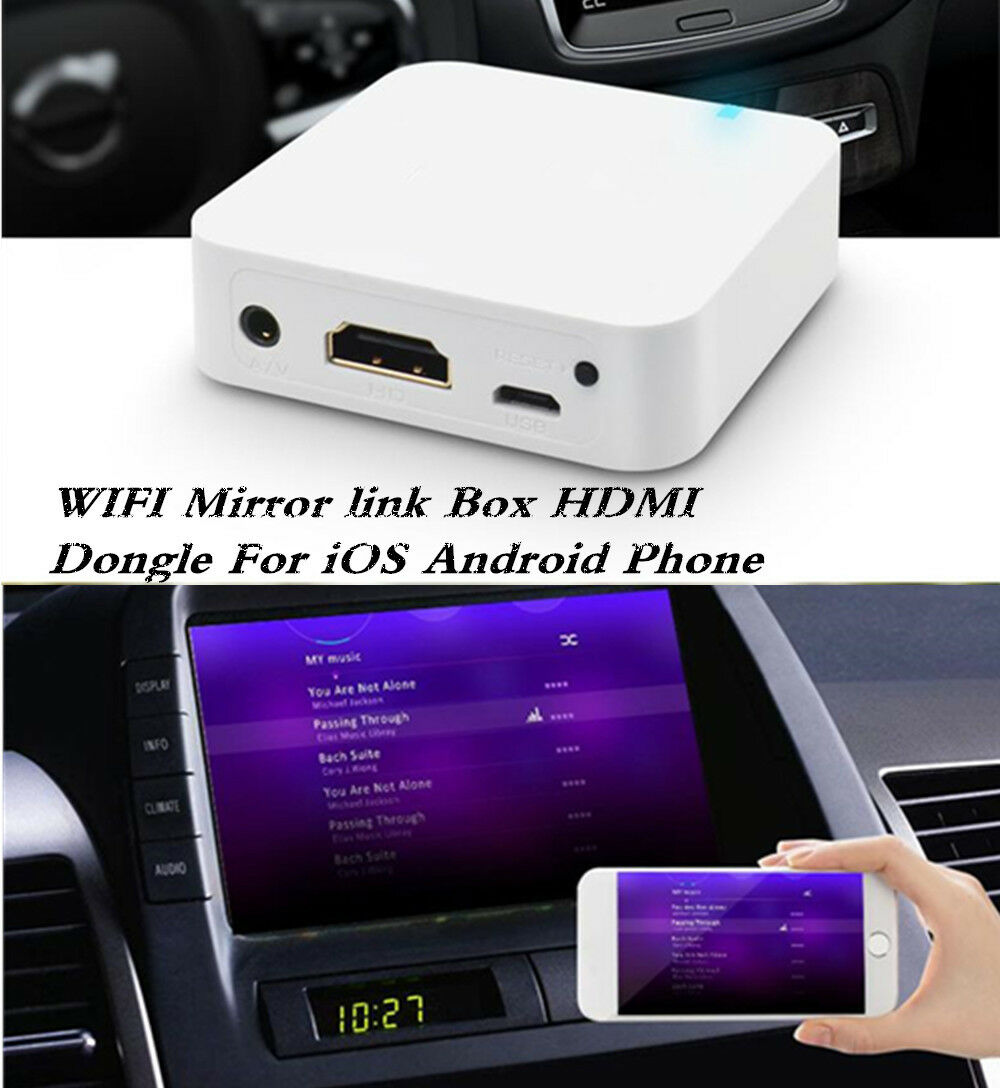 For iOS Android Phone DLNA Screen Mirroring WIFI Mirror link Box HDMI Dongle