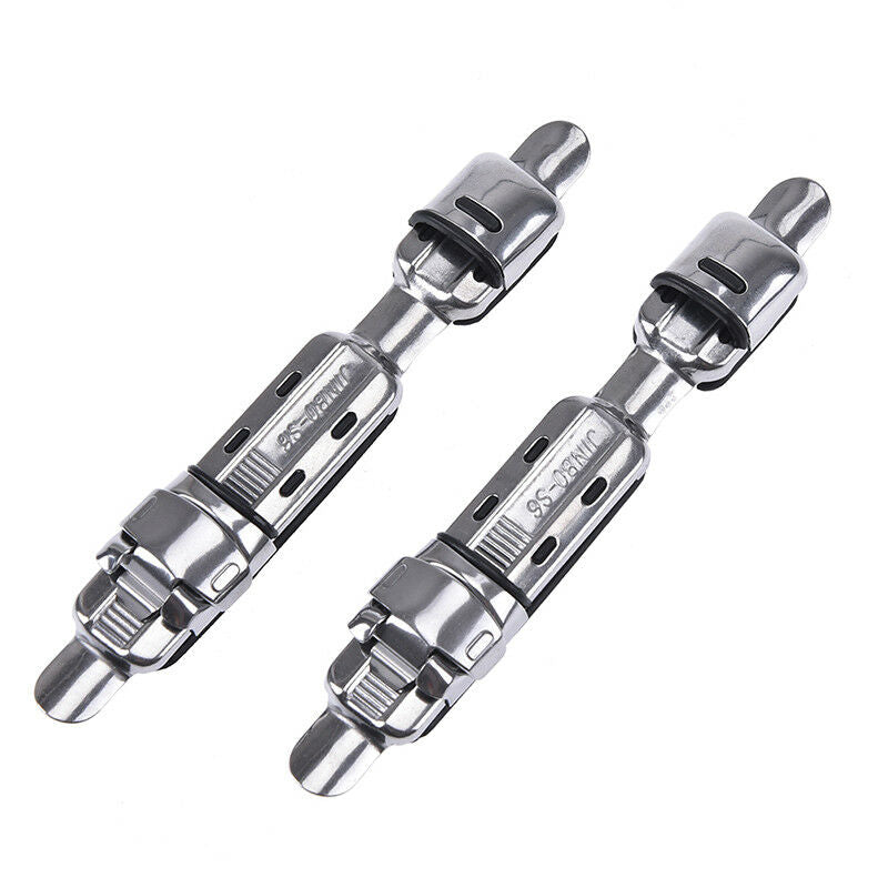 2pcs stainless steel fishing rods wheel seat pole deck rods clip reel fitt.l8