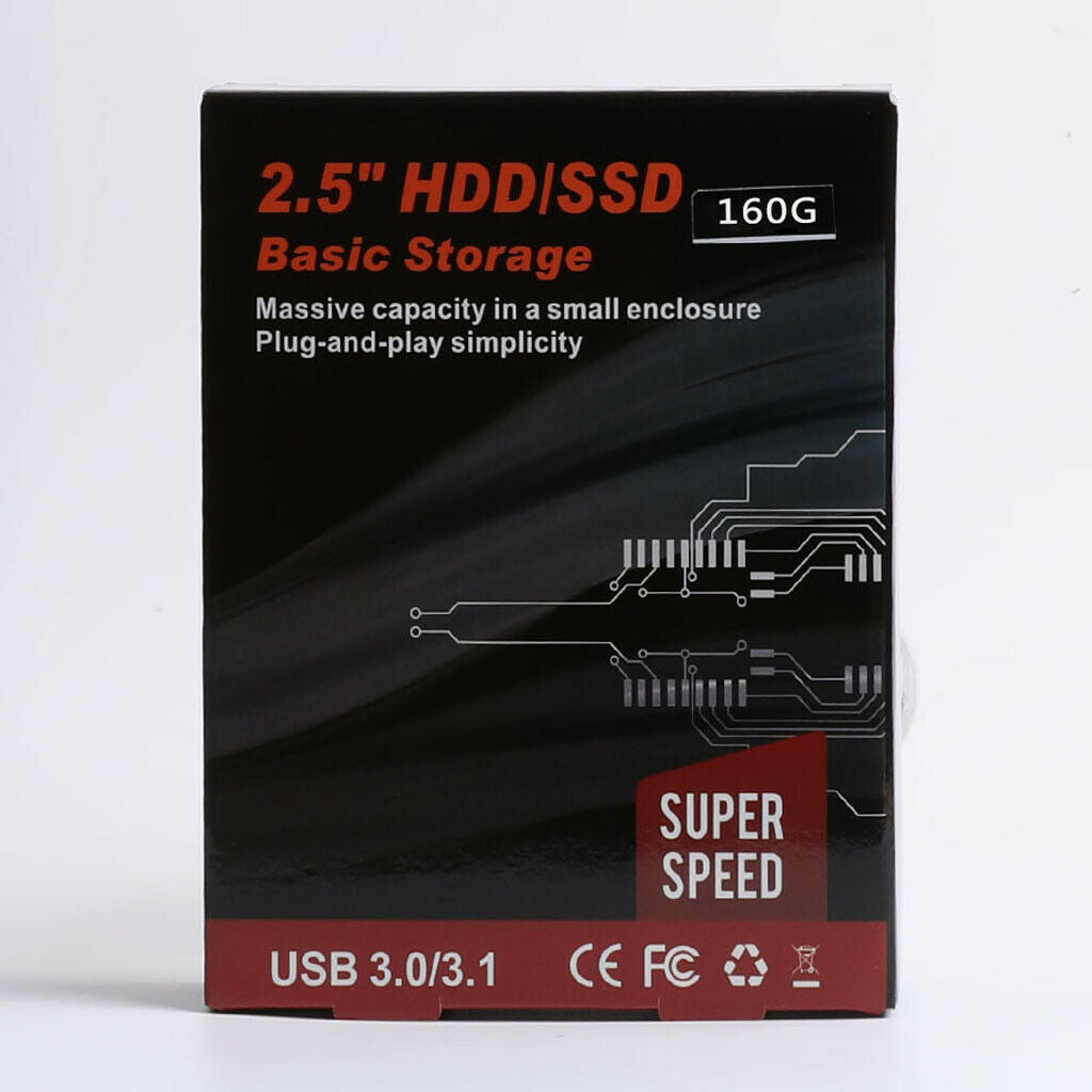 Upgrade 160G 2.5" USB 3.0 Hard Drive Disk HDD SATA 5Gbps for Laptop PC