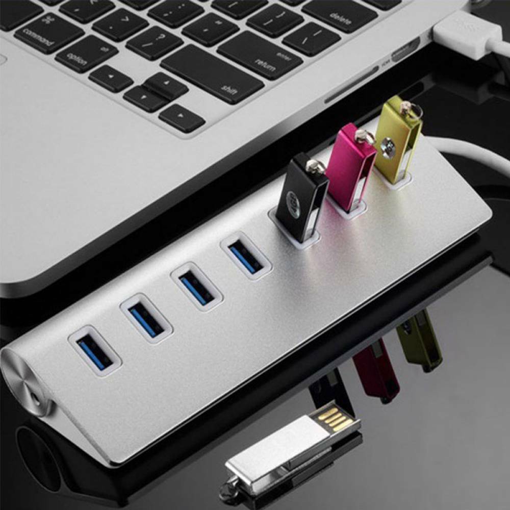 Durable Portable 7-Port USB 3.0 Hub Adapter for PC Laptop Notebook Desktop New!