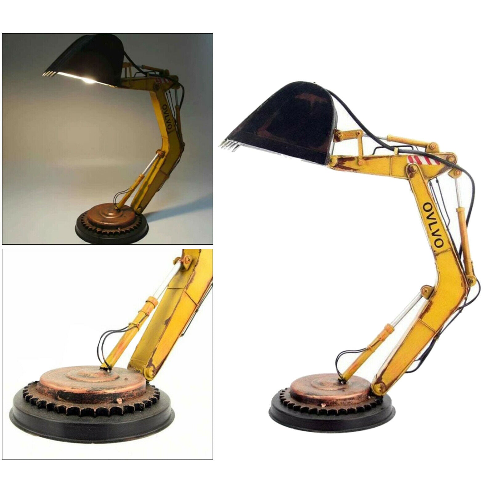 Cute Bulb Lamps Battery Powered Cafe Bar Studio Table Night Light Gift Decor