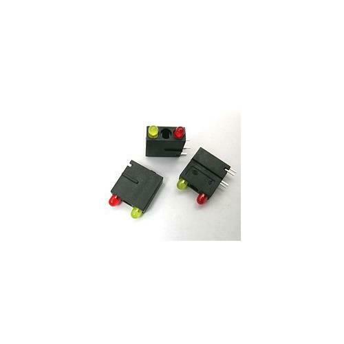 [20pcs] 1882.YR LED 3mm Yellow/Red in Case