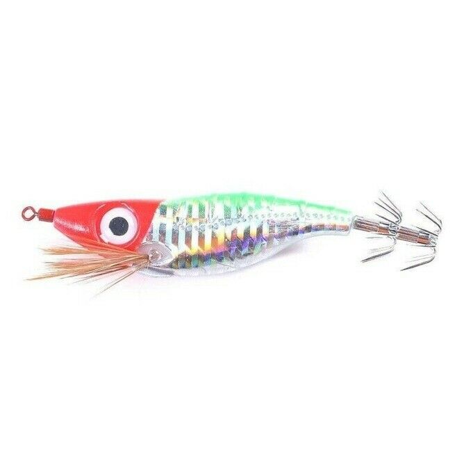 7pcs 10cm/9g Luminous Level Shrimp Fishing Lure Baits Swimbaits Squid Jig Hook s