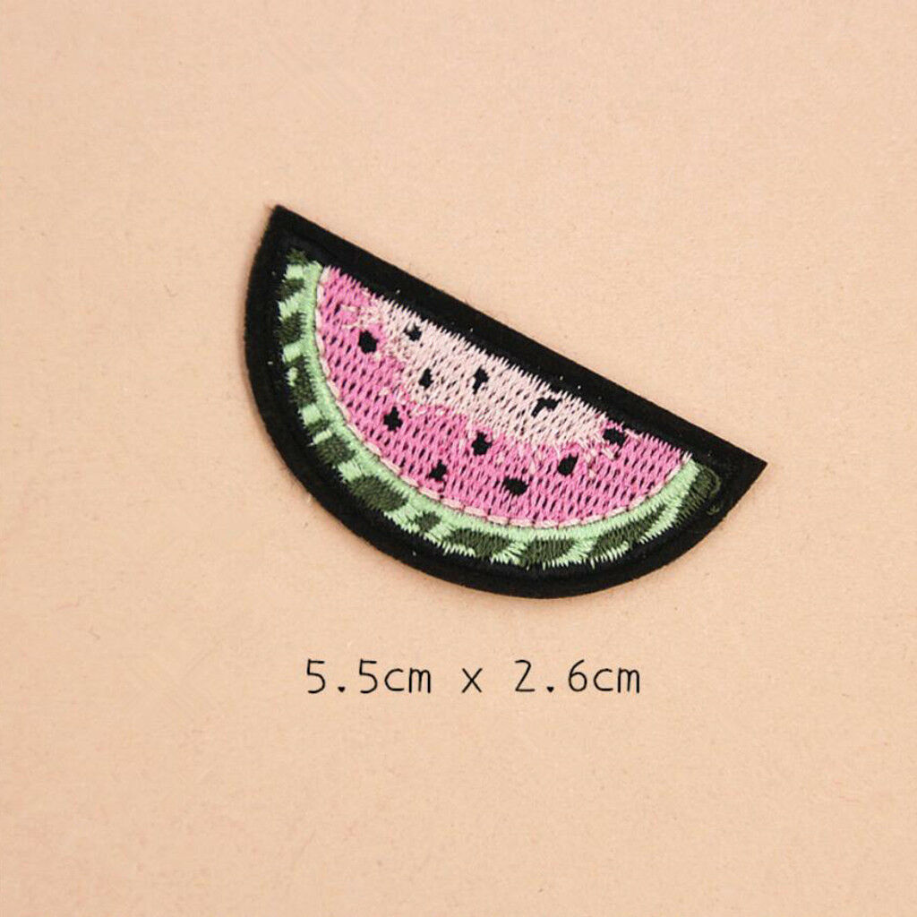 16pcs DIY Sew Iron on Patch Fruits Appliques Embellishment Clothing Decor