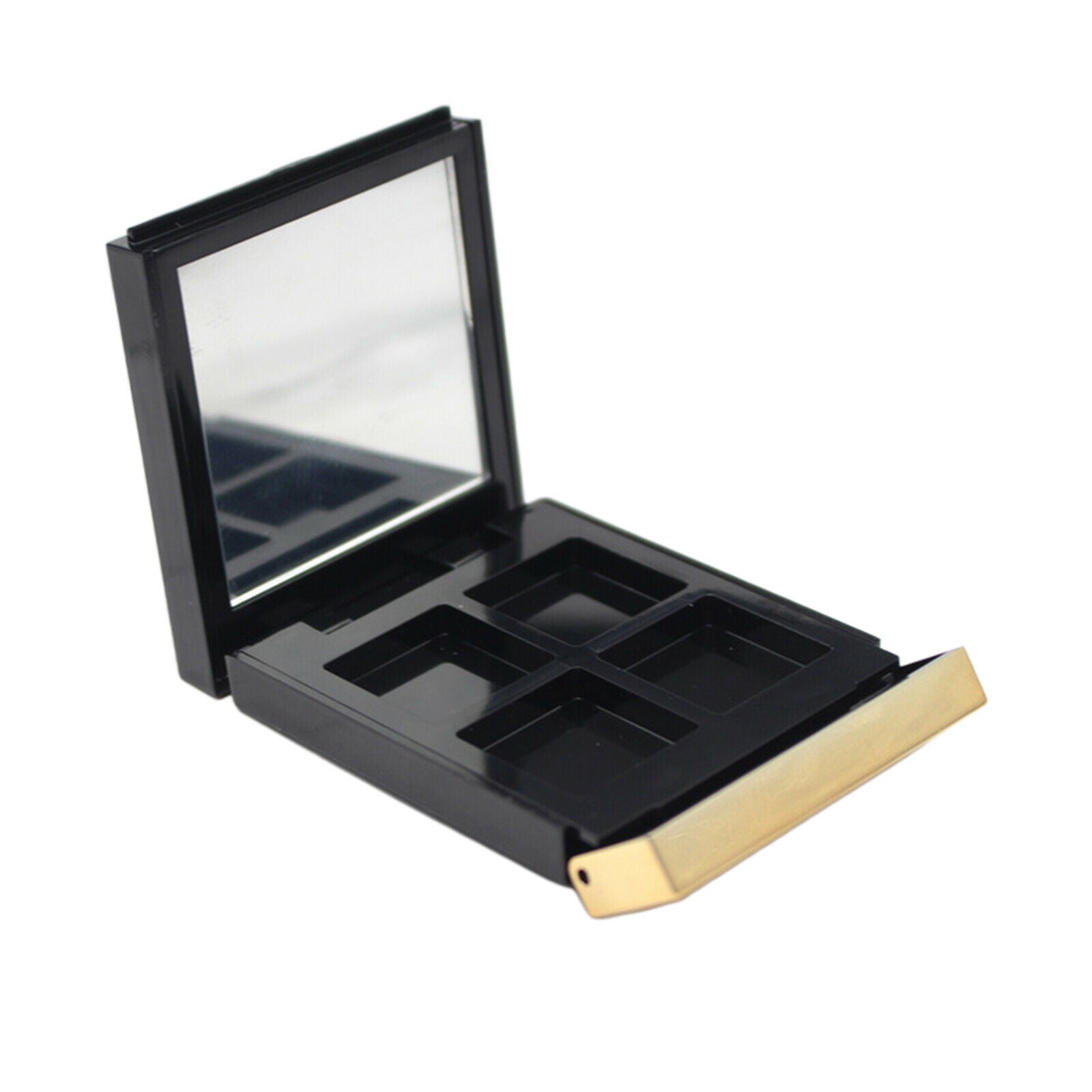 2PCS 4Grid Highlighters Eye Shadow Pallet Case Sub-box Travel Lipstick
