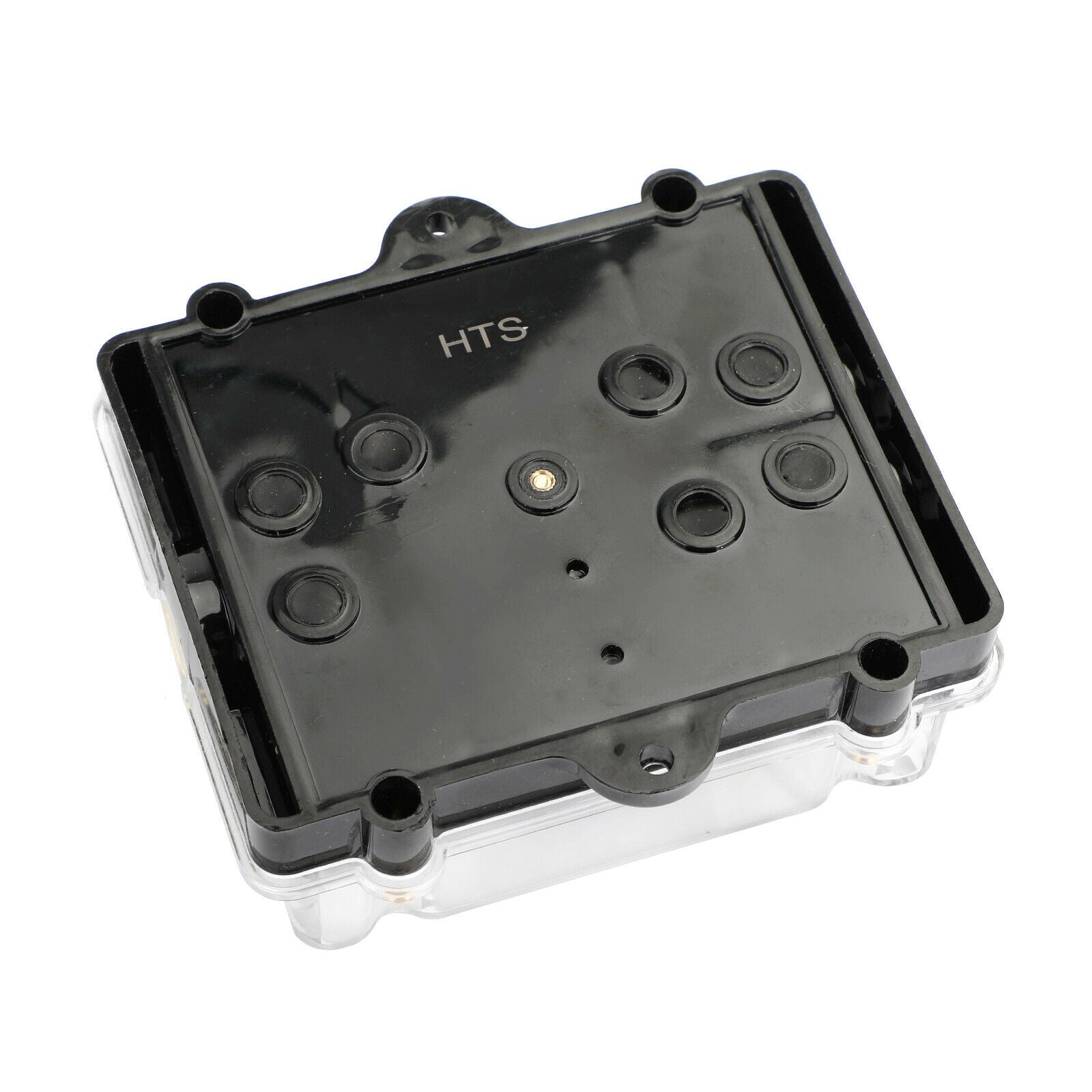 LED Display 1x0 IN 2x4GA OUT Distribution Block Fuse Holder for Car Audio Marine