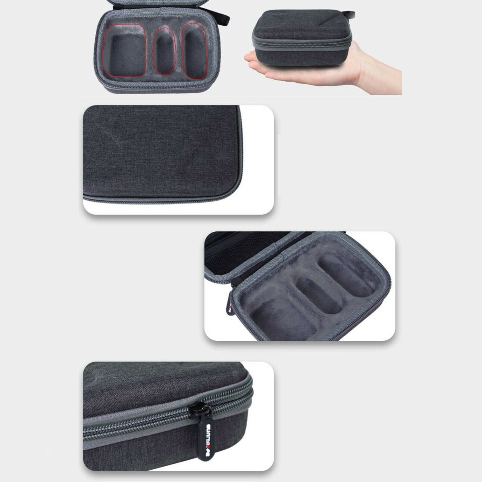Carrying Case Protective Box for Insta360 GO 2 Accessories Black Gifts