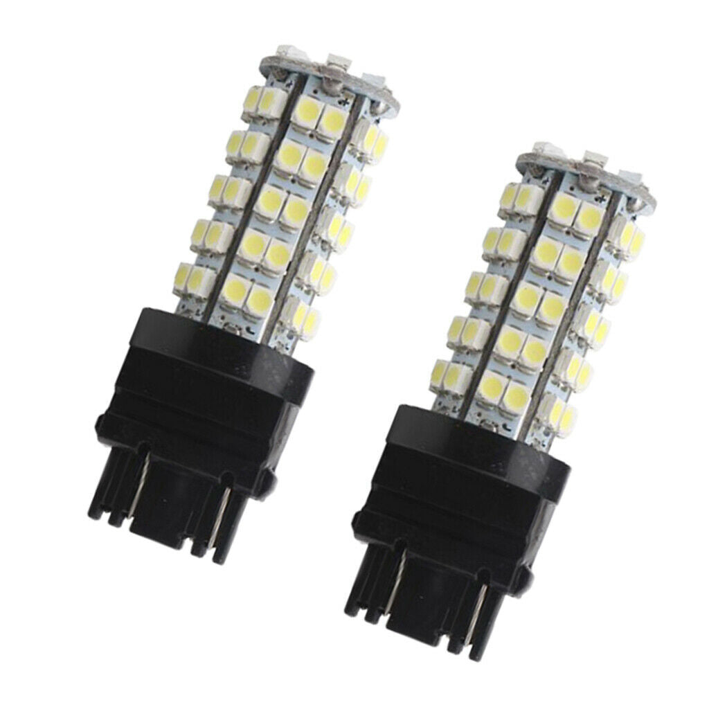 2X 3157 1210 68SMD Car Rear Fog Lamp Brake Reversing Turn Signal Light Bulbs
