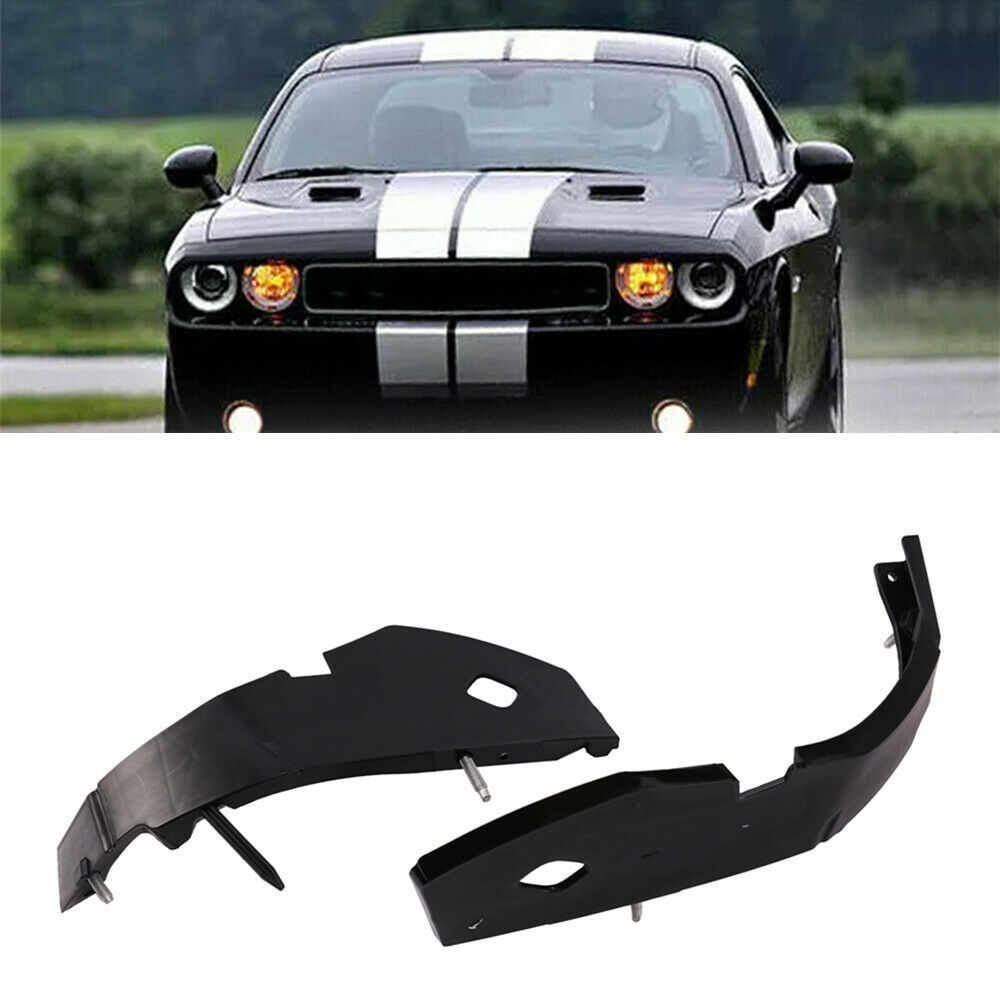 2Pcs Car Retainer Front Bumper Bracket Support For 2008-2014 Dodge Challenger