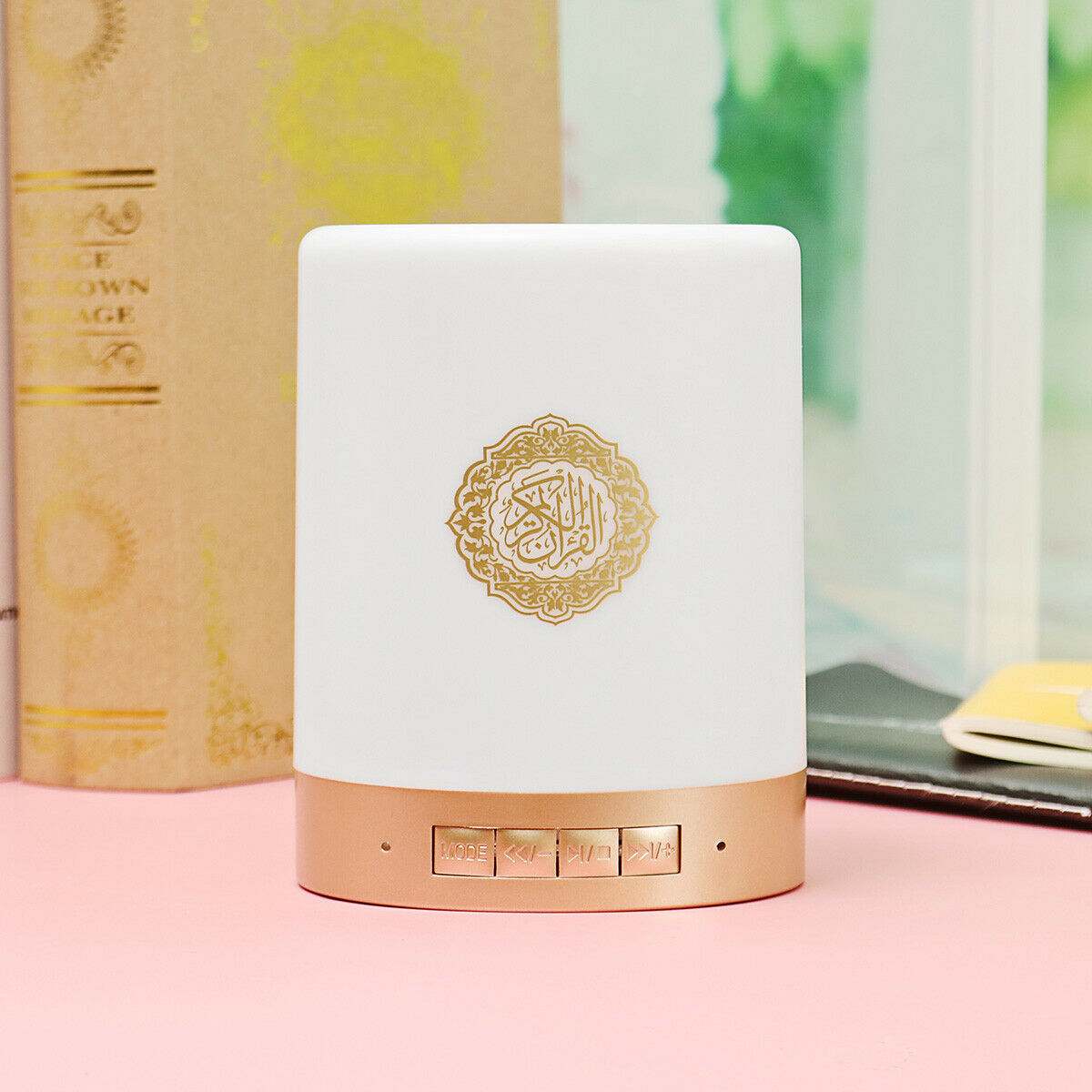 LED Bluetooth Speaker Quran Koran Reciter Speaker 8G MP3 FM Radio Remote Control