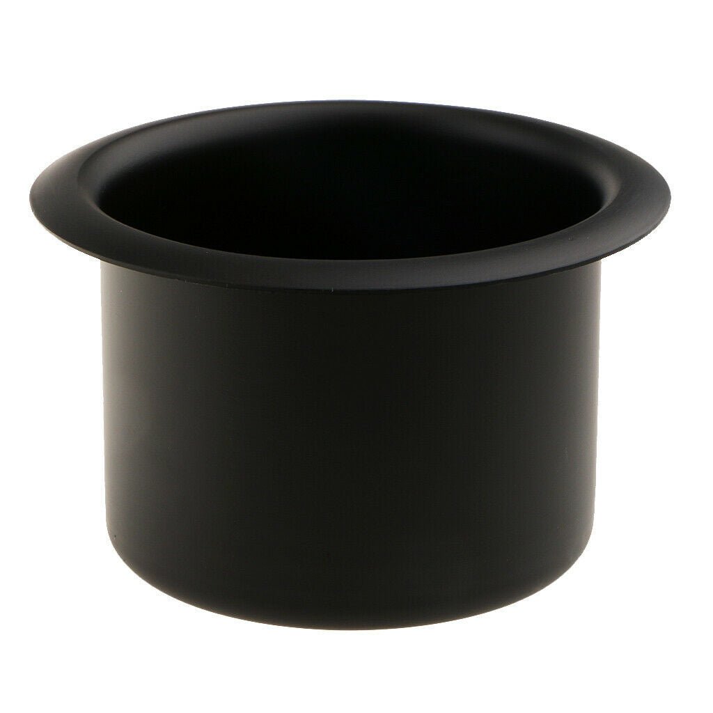 Black Boat Aluminum Alloy Cup Drink Can Holder Boat Marine RV Universal