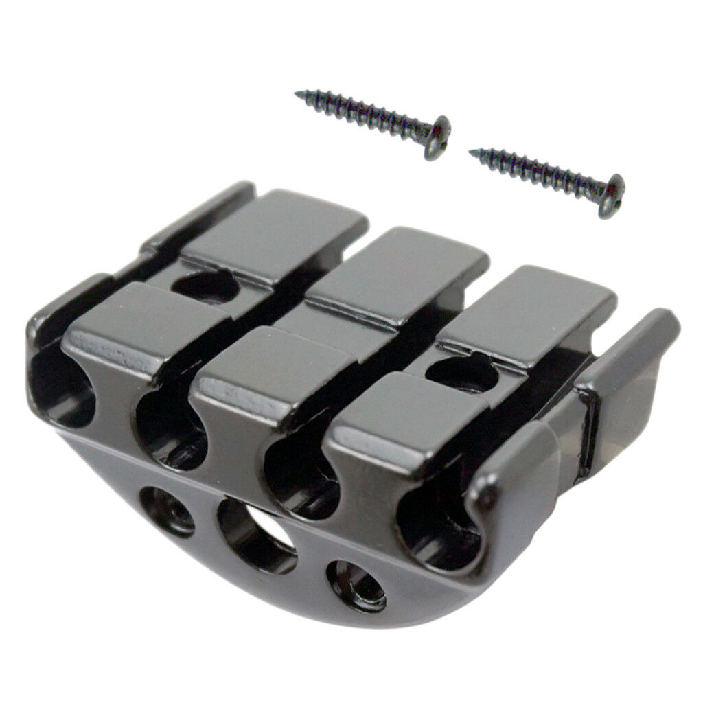 39mm Electric Guitar String Locking Nut Suspension Type Headless w/ Screws