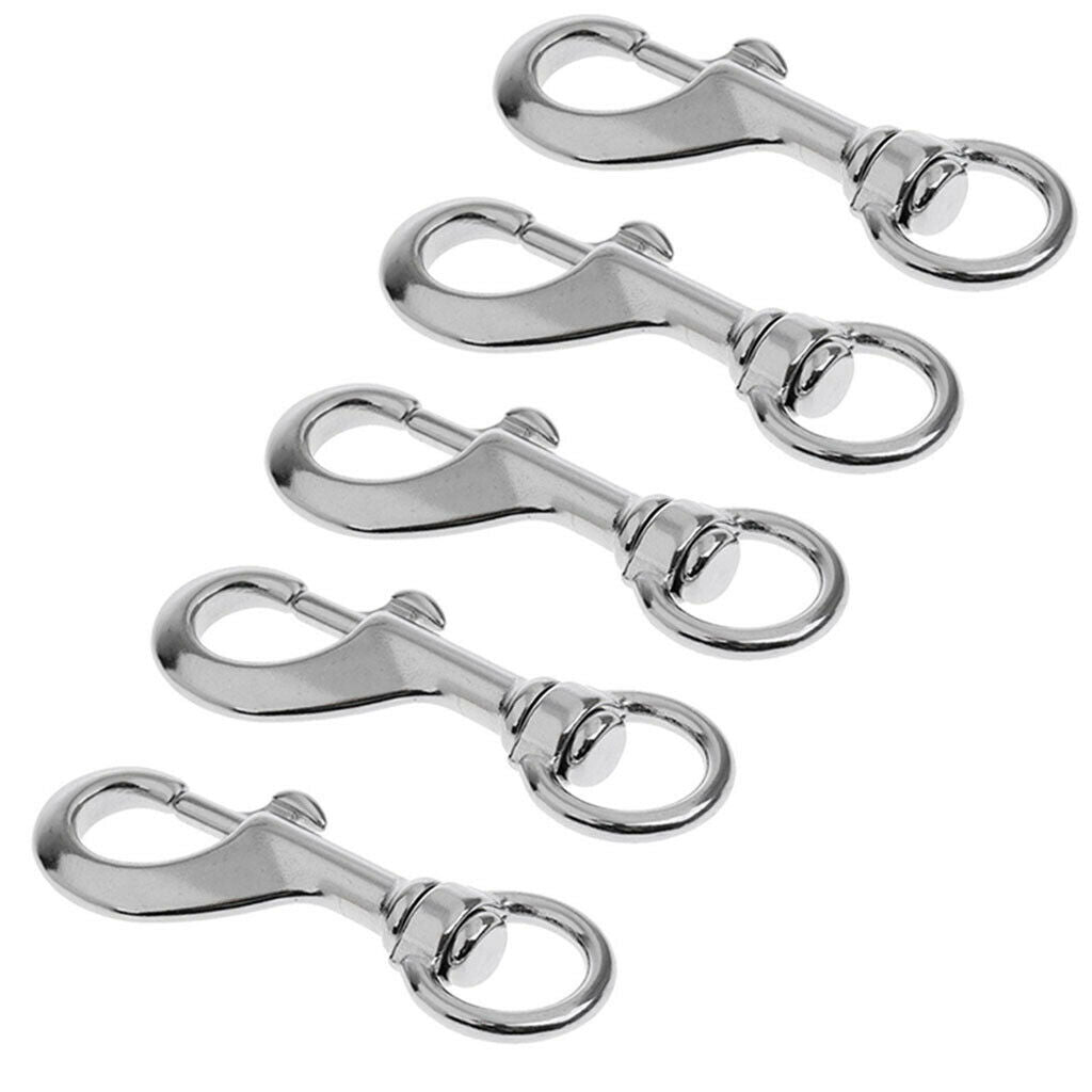 5Pcs Scuba Diving Clip - Marine Clips Key Chain for Saltwater Use - Corrosion