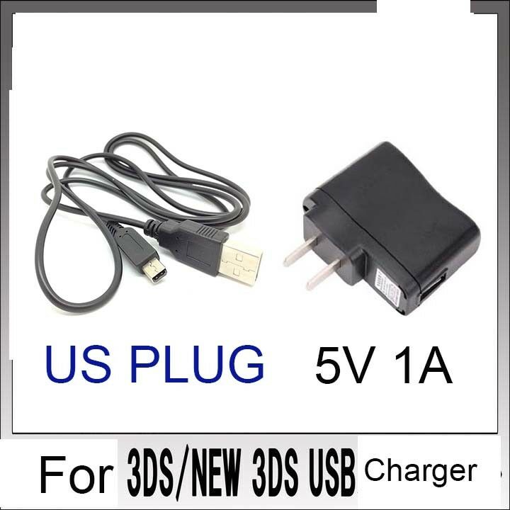 US POWER AC CHARGER CABLE  for Nintendo DSi NDSi DSiXL 3DS 3DSXL/LL NEW3DS /BX