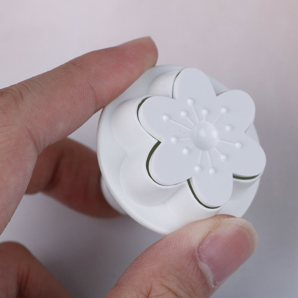 4 Pcs/set Peach blossom shape plastic cookie cutters flower series biscuit.l8