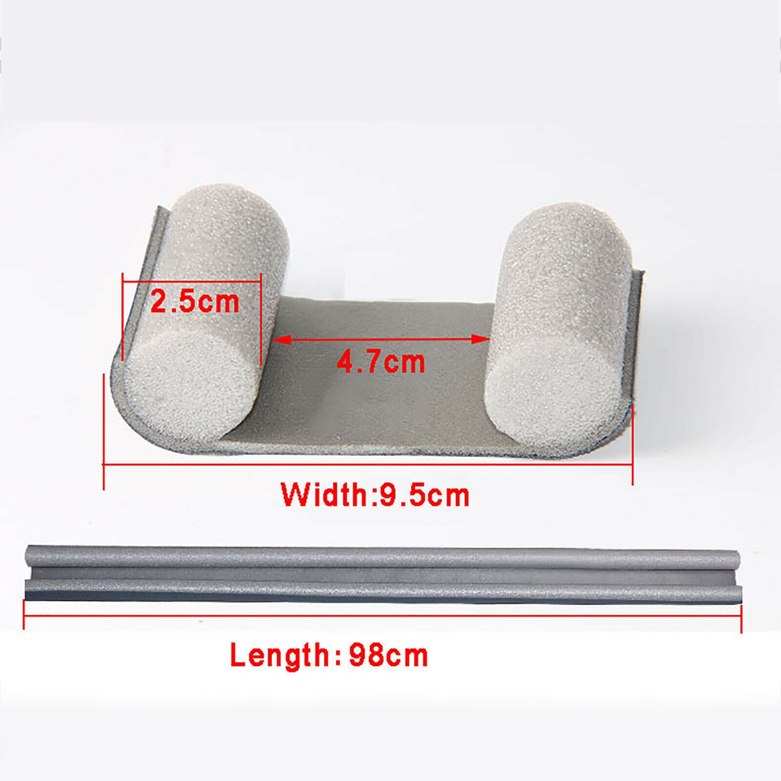 Easy installation Draught Excluder Door Bottom Seal Strip Noise Insulation 90cm