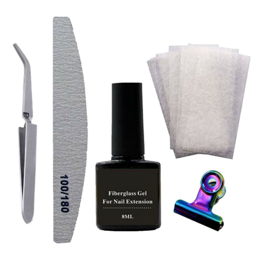 Fiber Glass Nail Extension Gel Acrylic Tips Wrap Acrylic Tips Manicure Tool