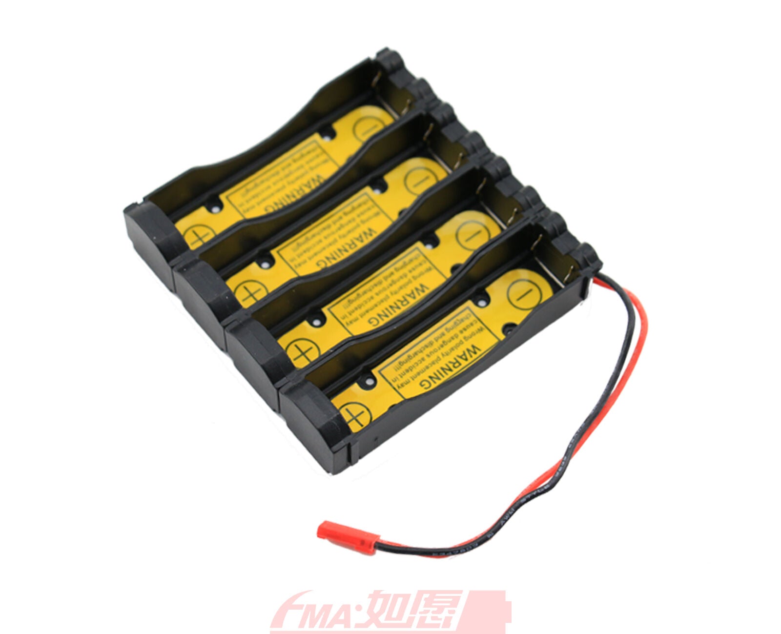 Protected Holder Case for 2S2P 7.4V 4x18650 Li-ion Battery Charge or Discharge