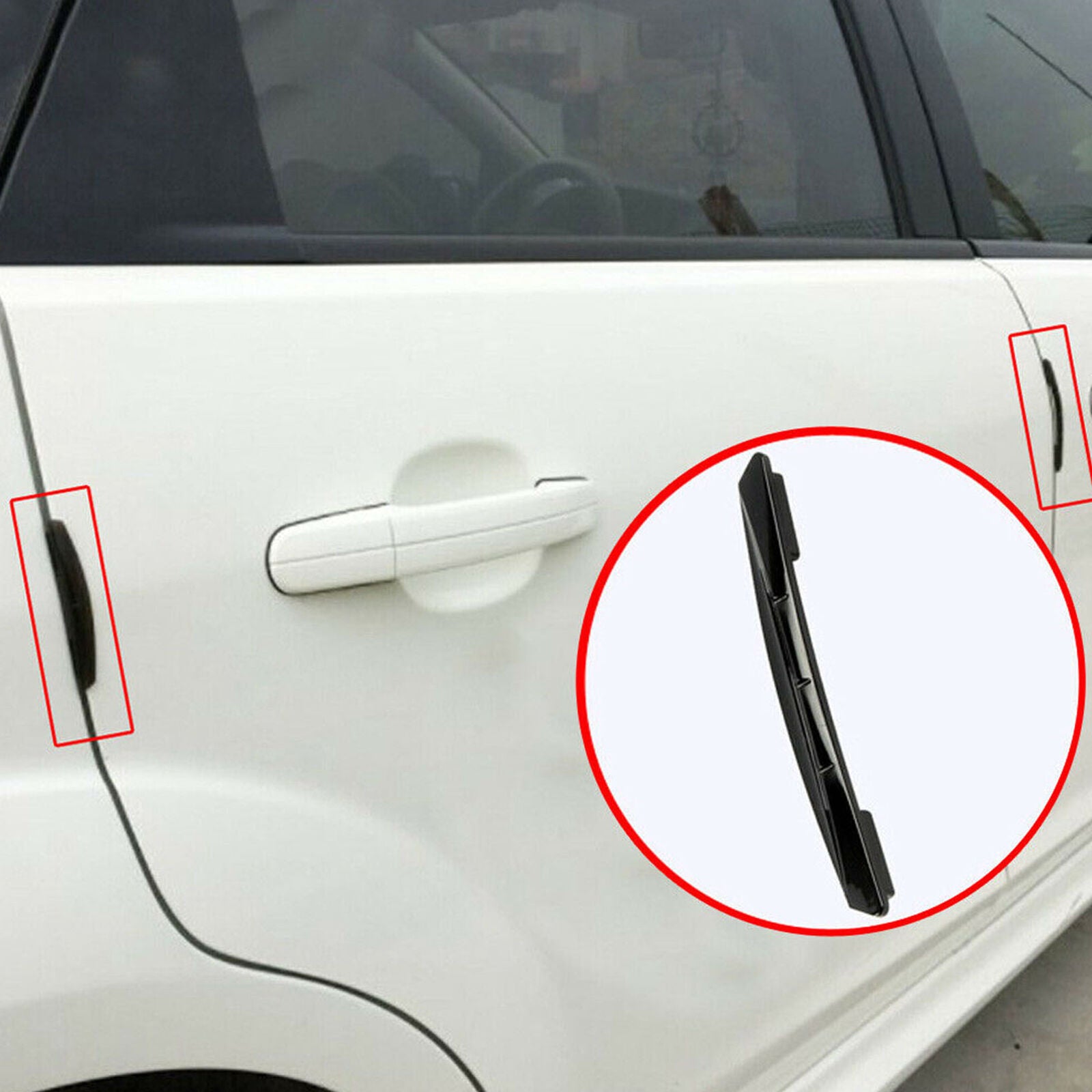 4x Car Door Edge Scratch Anti-collision Protector Guard Strip Cover Accessories