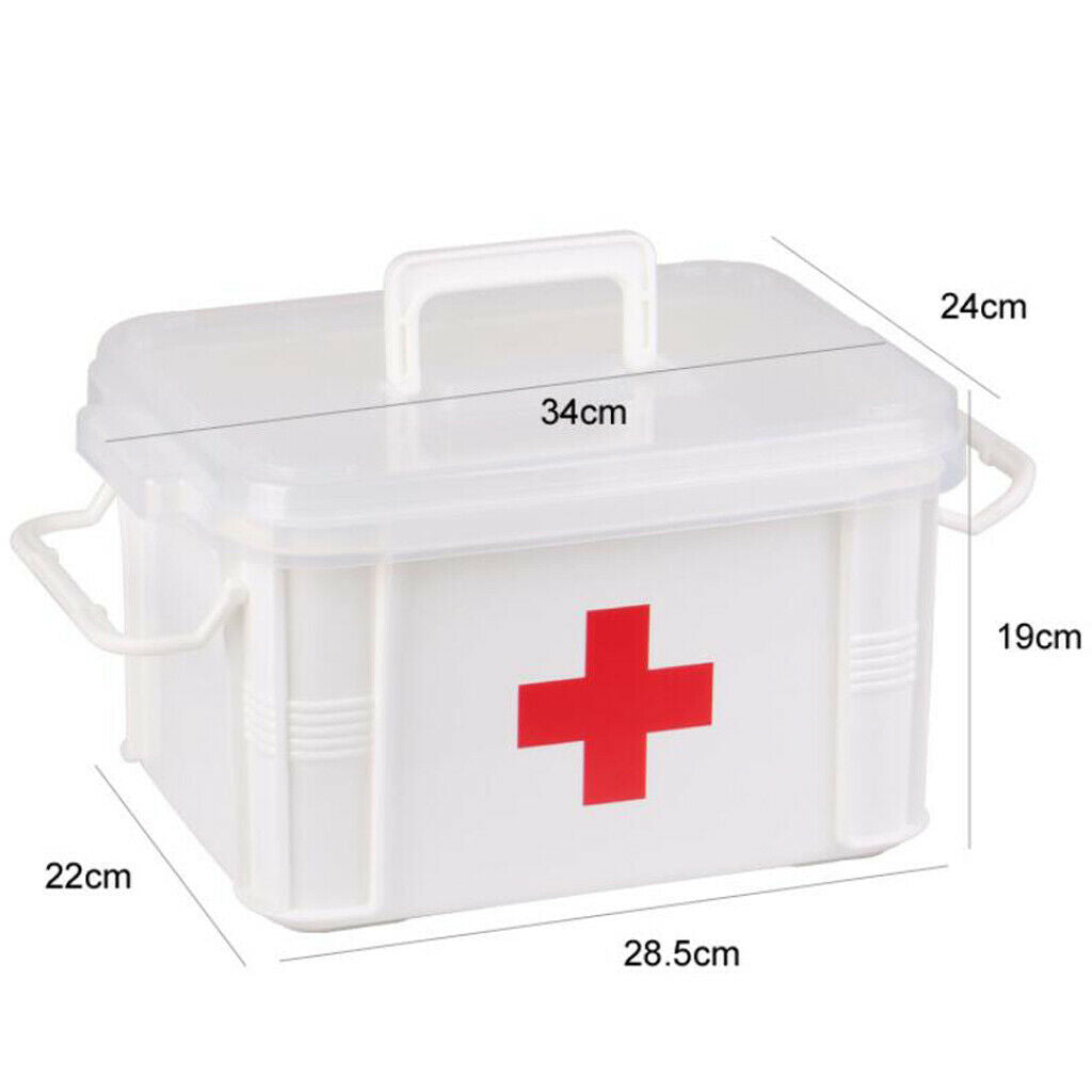 Plastic Storage Box Container with Lid Handle