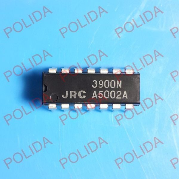 10PCS  OP AMP IC JRC DIP-14 NJM3900N JRC3900N 3900N ( replacement LM3900N )