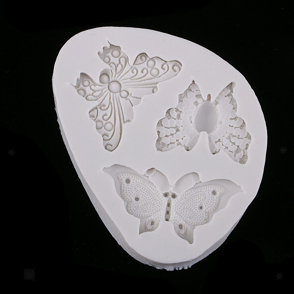 Butterfly Shape Silicone Molds Fondant Cake Decorating Tools Candy Clay Mold