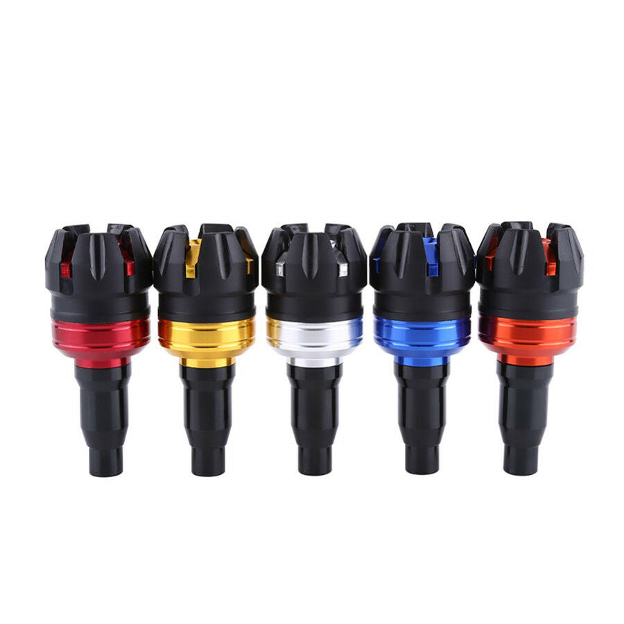1x Aluminum Alloy+Rubber Motorcycle Fall-proof Lever Protector Slider Anti Crash