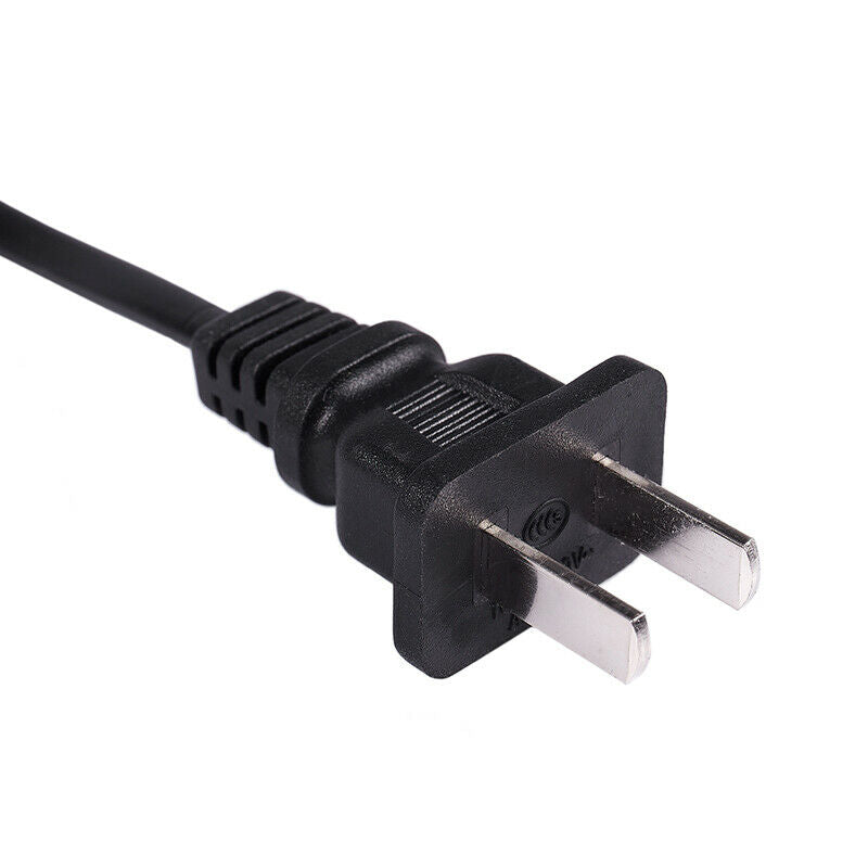 US Plug 1.8M Power Cord on/off Button Switch AC110V 3A AC250V 6A Black E2O1O1