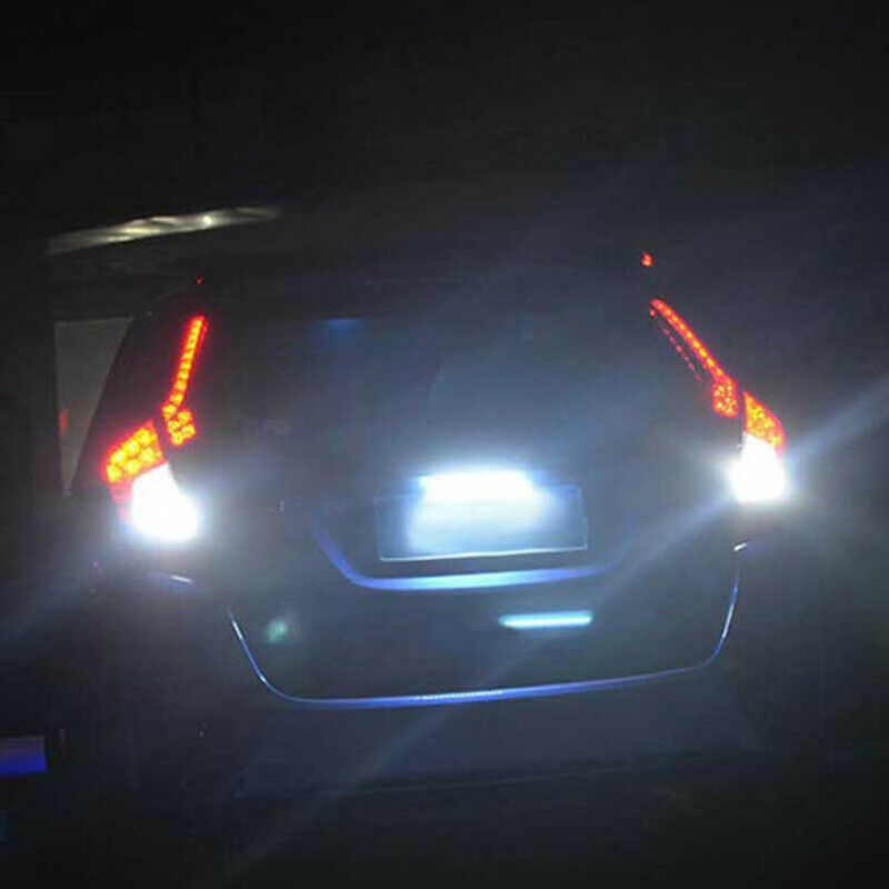 Car LED Reversing Lamp Double Color Stoplight Mini License Plate Signal Light