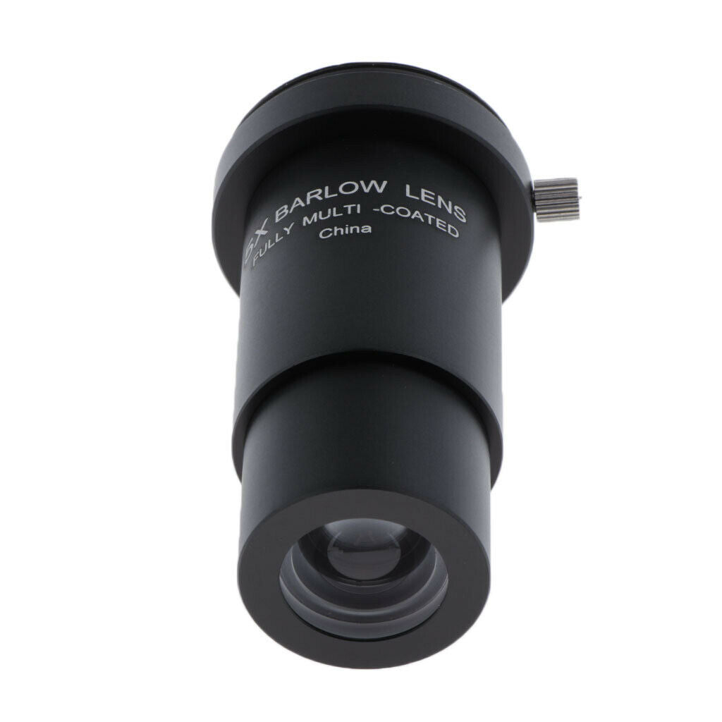 2 Pieces Telescope Barlow Lens 5X 3X Set 1.25"/31.75mm M42x0.75mm For Nikon