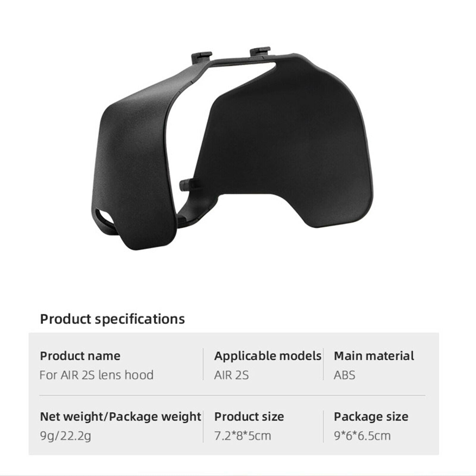 Mini Lens Hood Protector Anti Flare for DJI Mavic Air 2S Drone Accessories