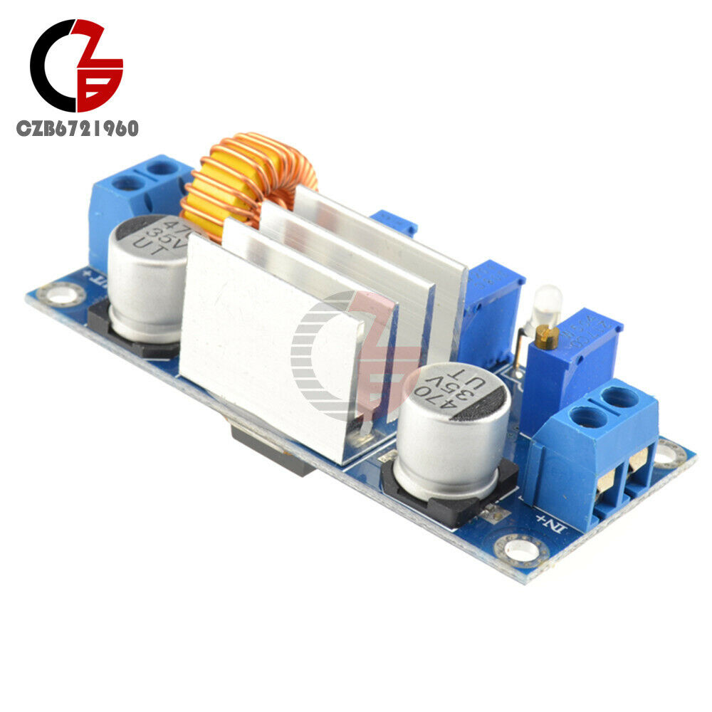 2PCS XL4005 Buck Step-down Power Supply 5A CC CV Module Lithium Charger