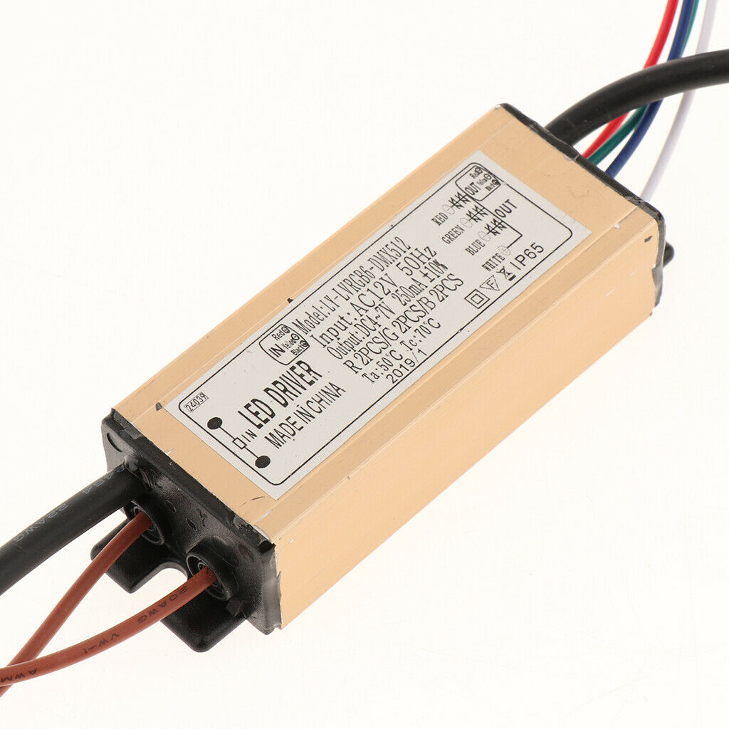 AC12V 6W 300mA DMX512 RGB Buried Light Deck Lights Power Supply