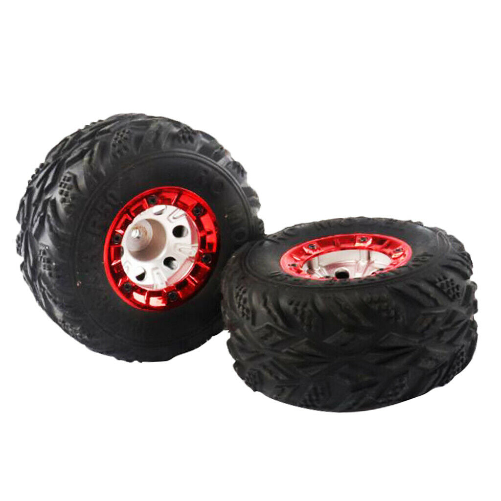 2/set RC Car 100mm Rubber Tire for Wltoys 12428 FY03/05 BG 1513 RC Car