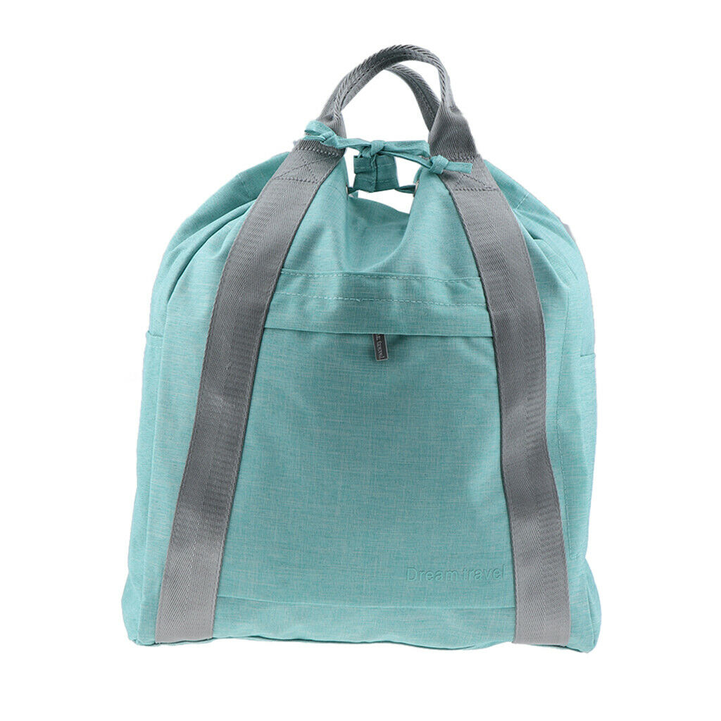 Men Women Causal Backpacks Waterproof Drawstring Bag Travel Backpacks Green