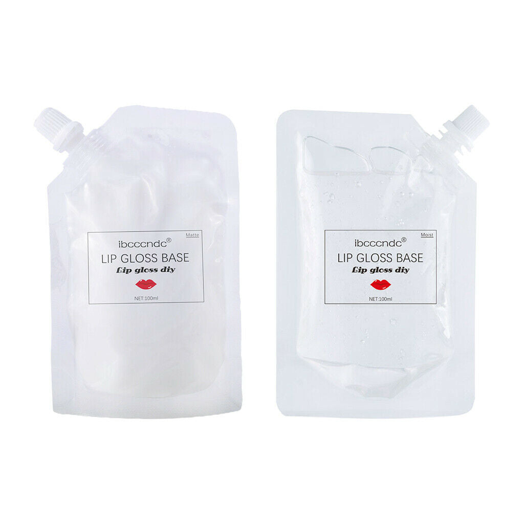 2Pcs Clear Smooth Hydrating Non-sticky Makeup Lip Gloss Lotion Base Essence