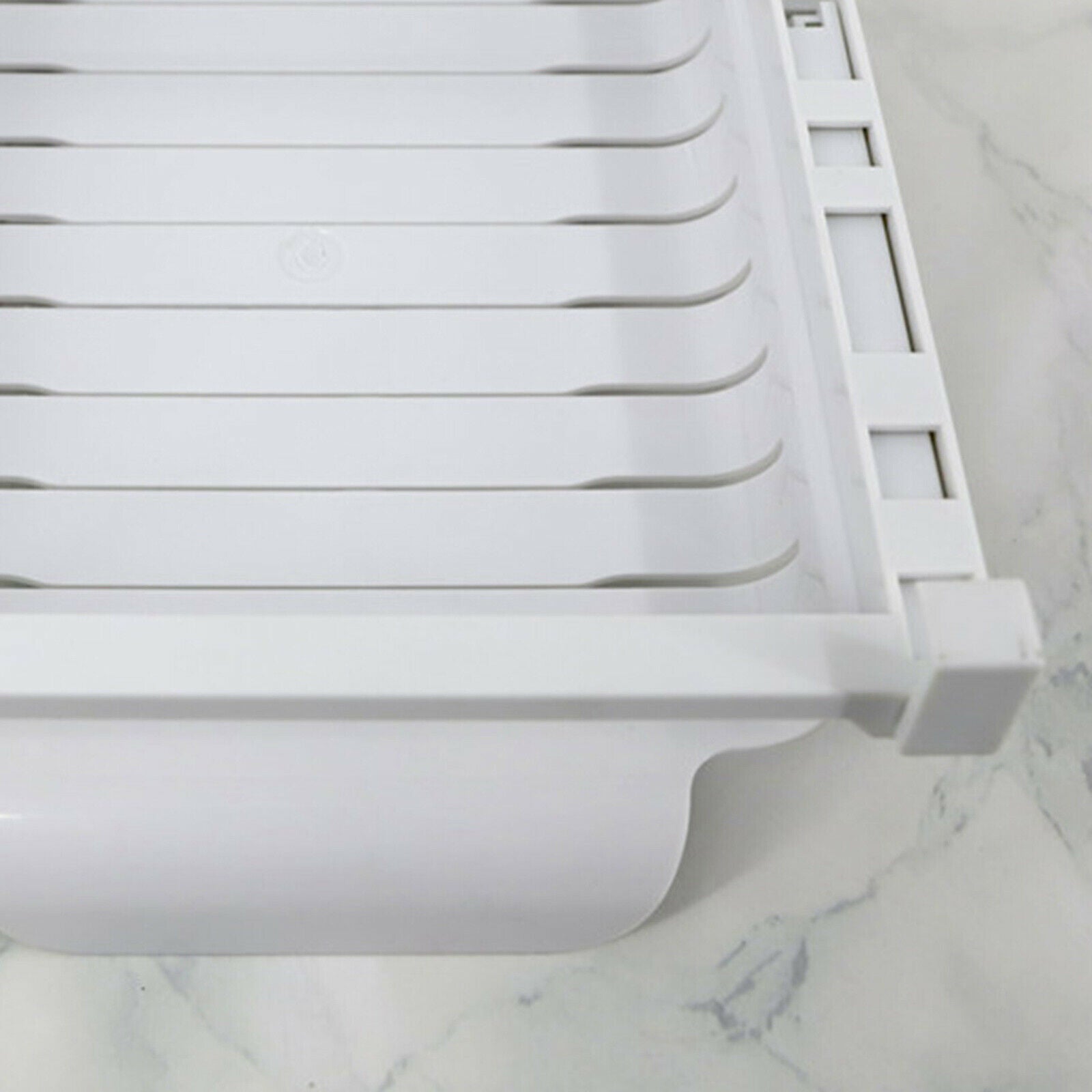 Zipper Bag Storage Organizer Slide Rack for Fridge Drawer Access Food Hanger