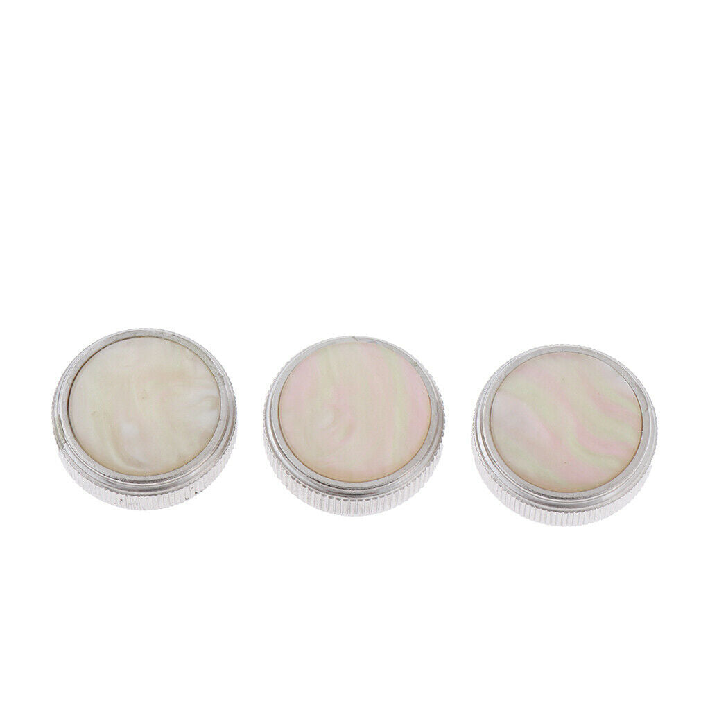 3 Pieces Trumpet Valve Finger Buttons Replacement for Euphonium Brass Wind